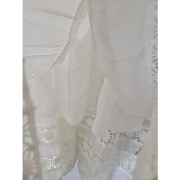 Melissa odabash Michelle White Off The Shoulder Short Beach Dress S NWT $240 - Picture 8 of 10